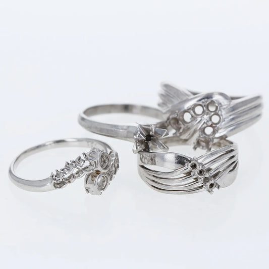 持ち込み金属で作る結婚指輪 リメイク加工メレダイヤ持ち込み