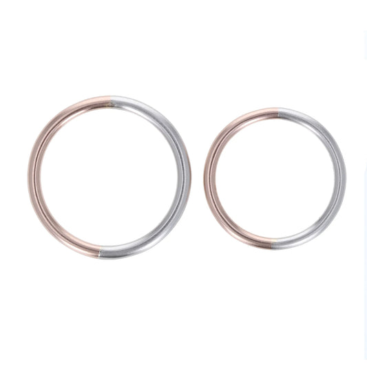 持ち込み金属で作る結婚指輪 リメイク加工甲丸ストレート