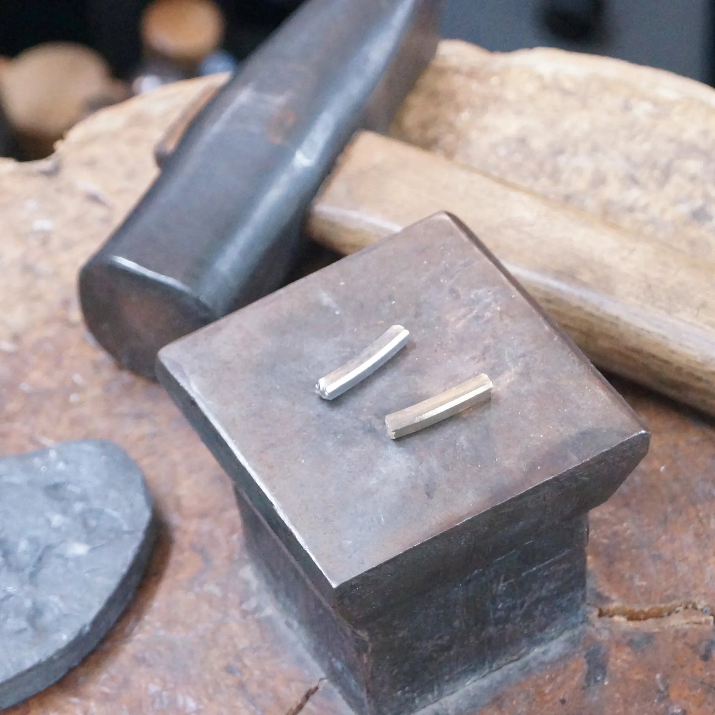 持ち込み金属で作る結婚指輪 リメイク加工甲丸ストレート