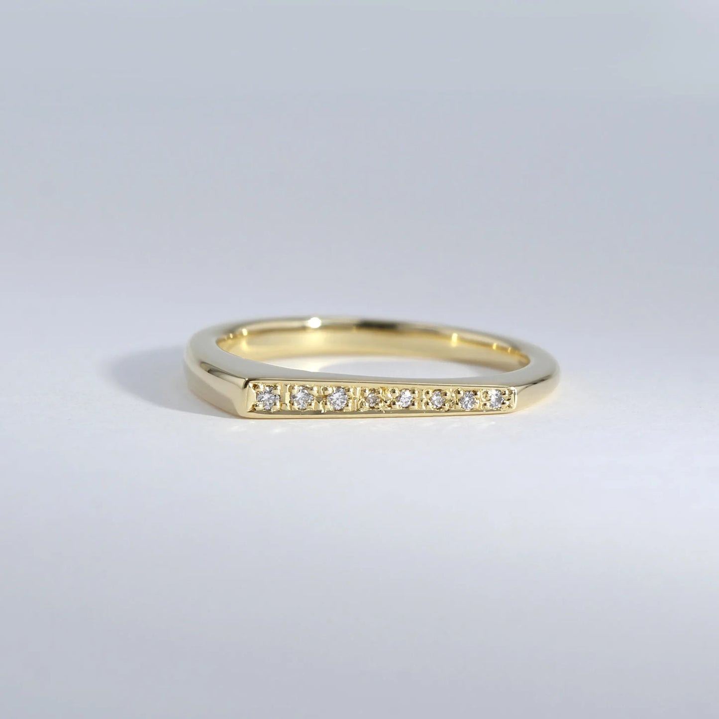 K18YG / リング / Like me♪ 小粒キラキラメレダイヤ