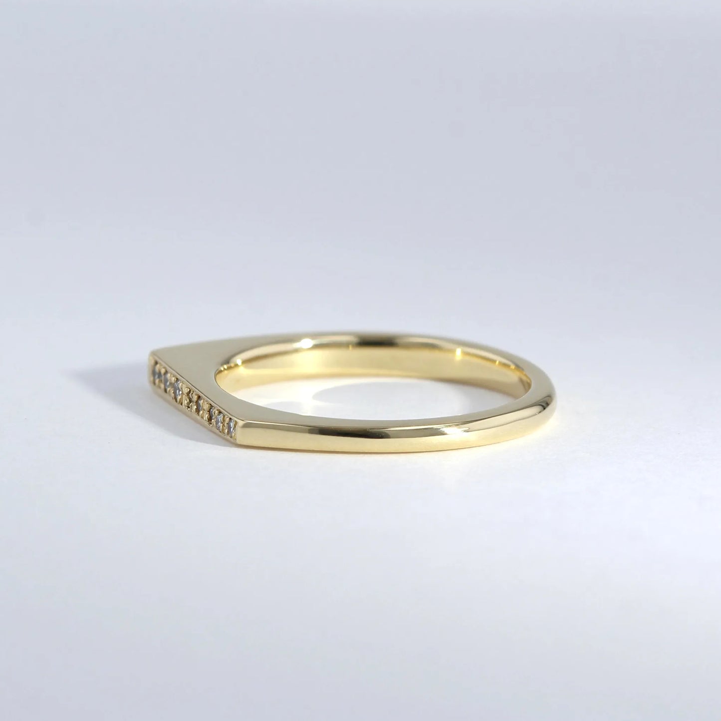 K18YG / リング / Like me♪ 小粒キラキラメレダイヤ