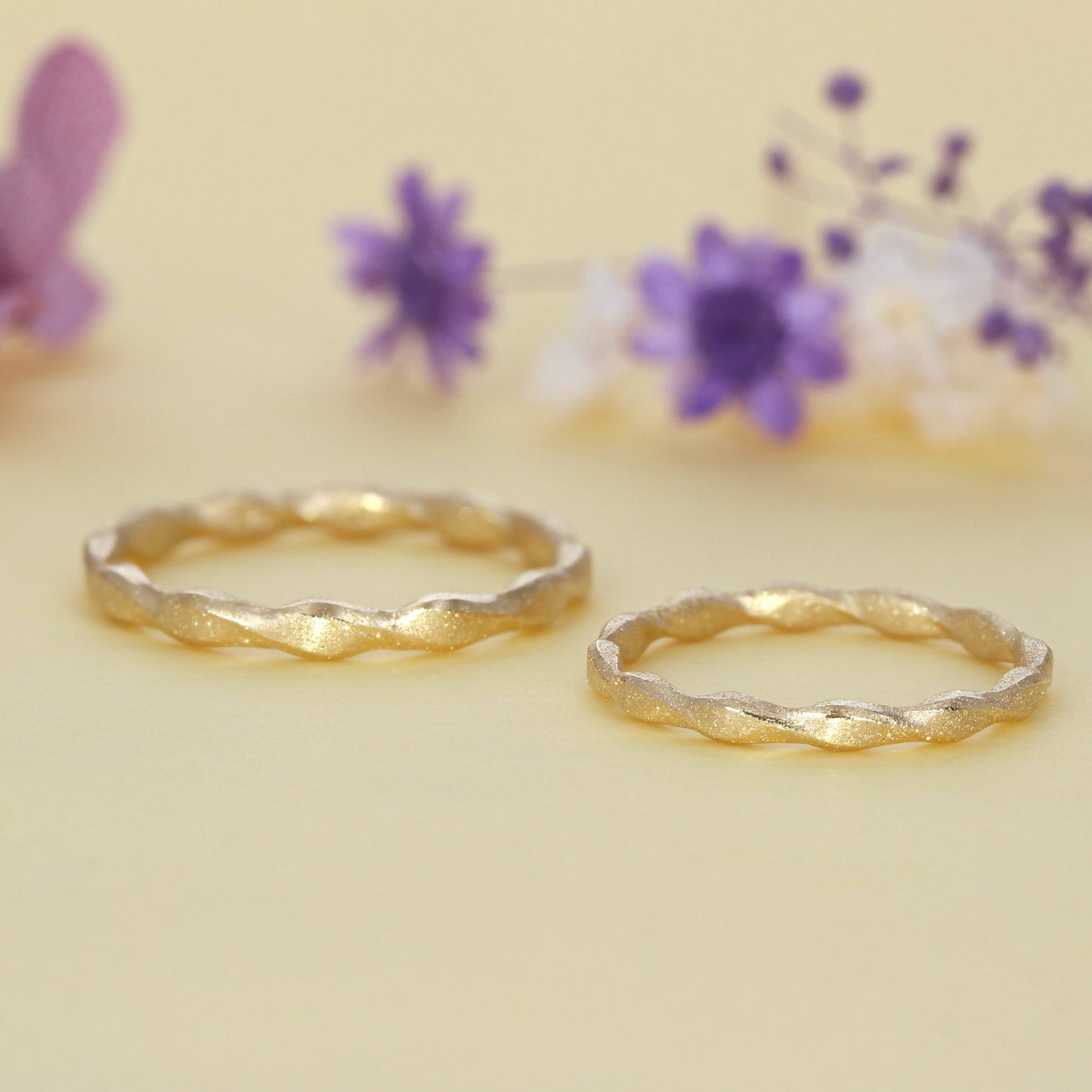 フルオーダー結婚指輪 コーディネートが楽しくなるデザイン