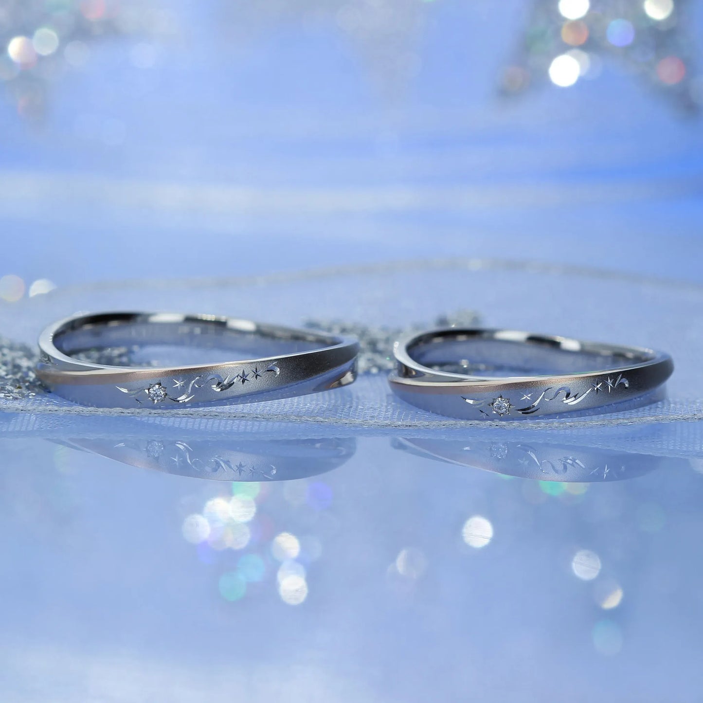 フルオーダー結婚指輪 流れ星結婚指輪
