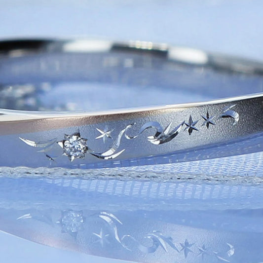 フルオーダー結婚指輪 流れ星結婚指輪