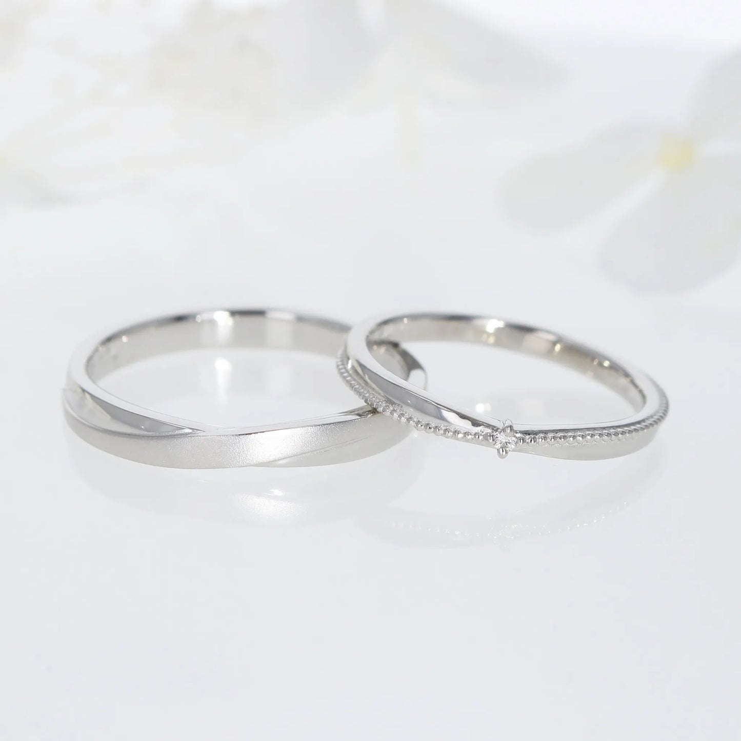 フルオーダー結婚指輪 貴金属アレルギー対応素材