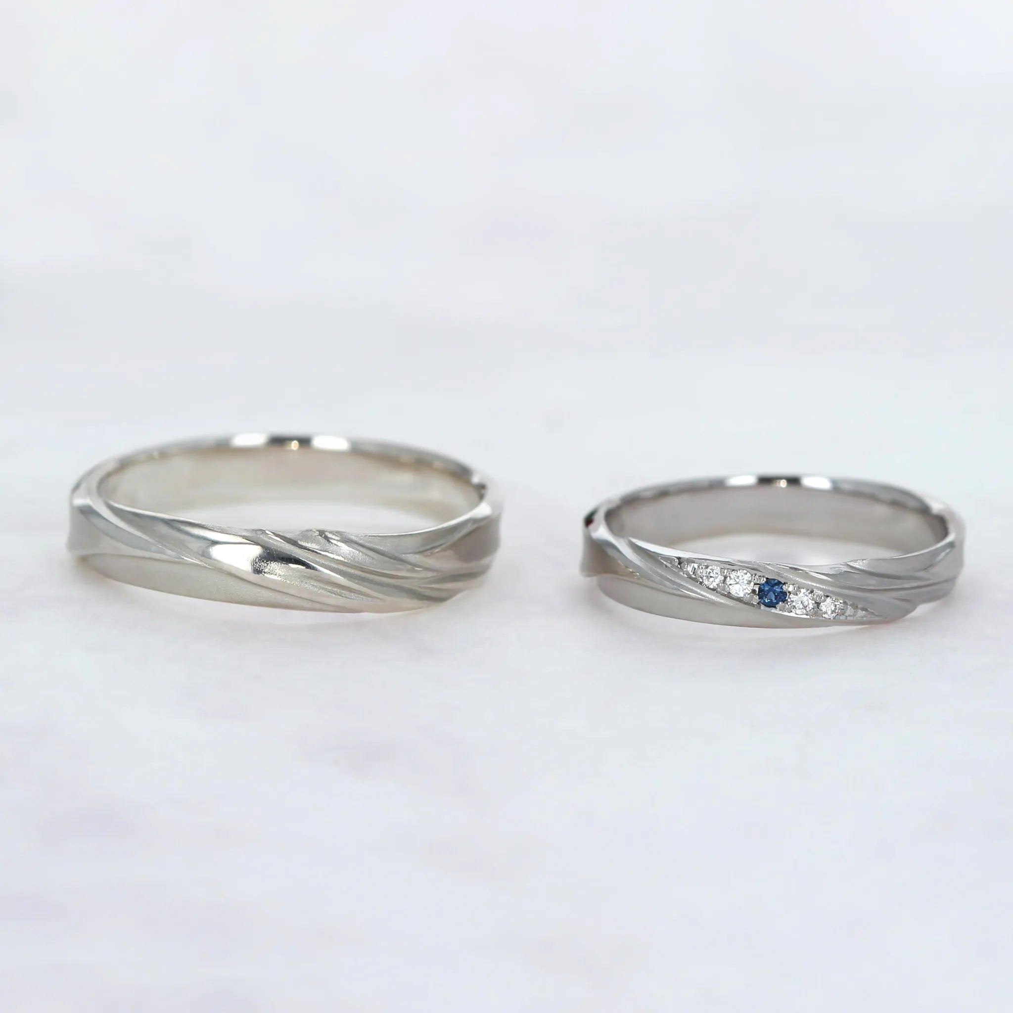 彼はつけないから…』Pt100。私はPt900メレダイヤ入り結婚指輪 宝石工房 彼はつけないから…』Pt100。私はPt900メレダイヤ入り結婚指輪 宝石工房