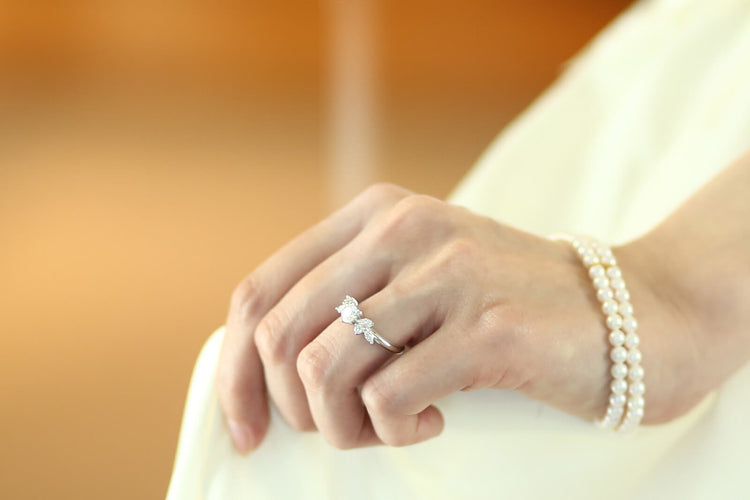 ダイヤモンドお持ち込みの婚約指輪
