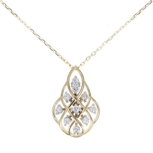 スイートテンネックレス　Wave　[ P536 + Dia ]