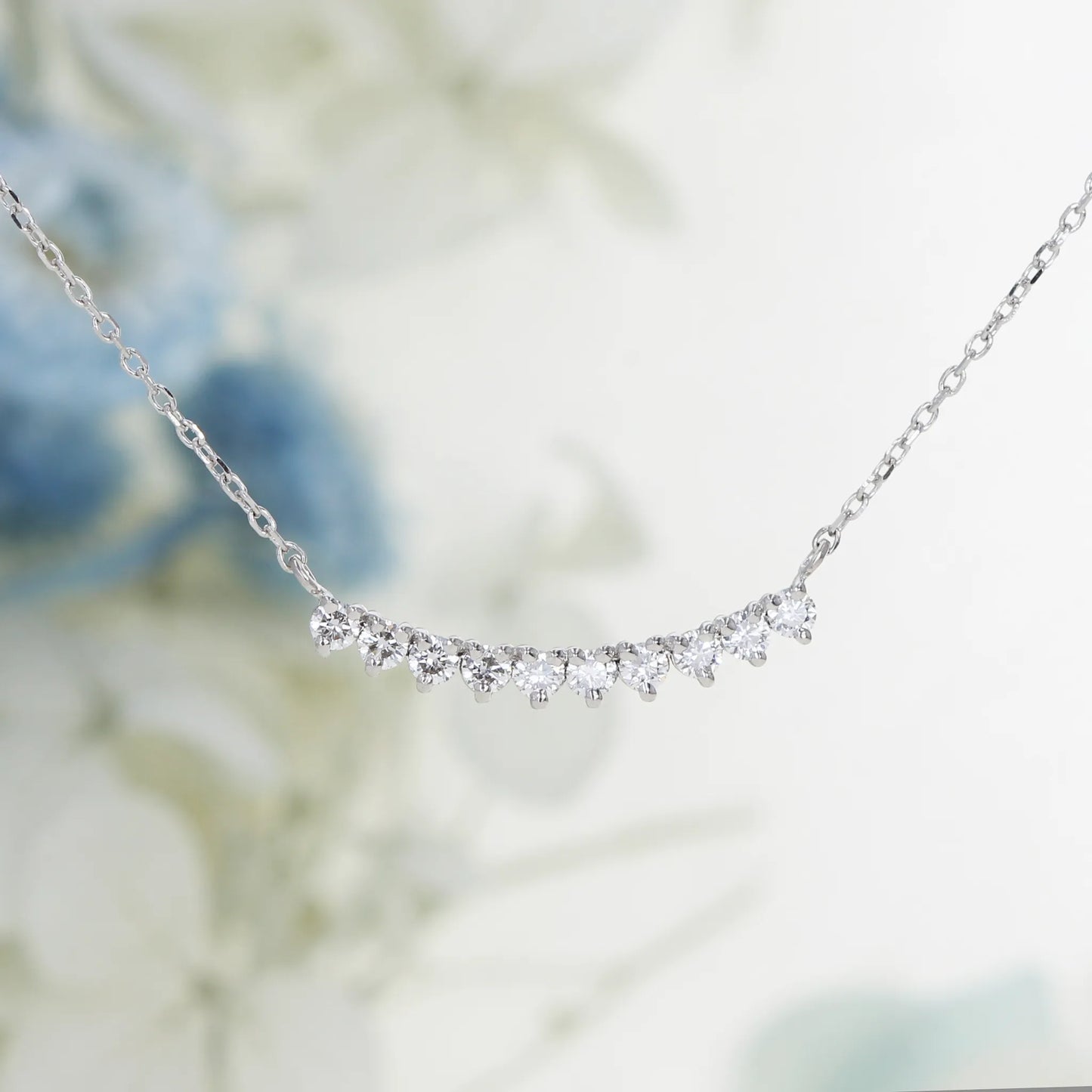 スイートテンネックレス　Line　[ P537 + Dia ]