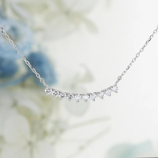 スイートテンネックレス　Line　[ P537 + Dia ]