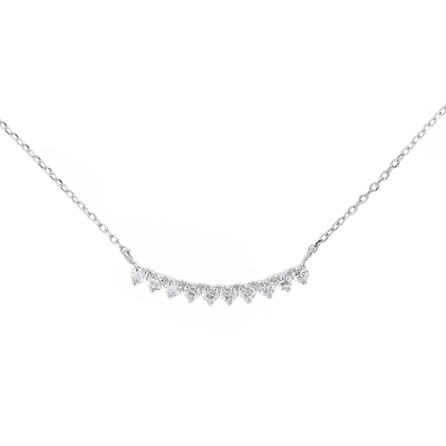 スイートテンネックレス　Line　[ P537 + Dia ]