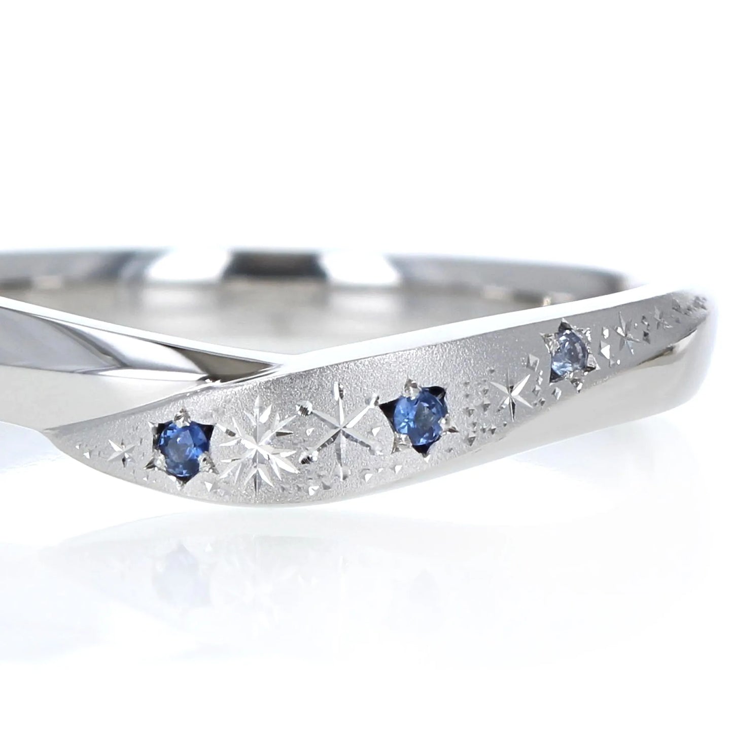 フルオーダー結婚指輪 雪の結晶　