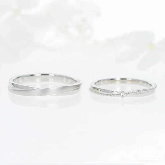 フルオーダー結婚指輪 貴金属アレルギー対応素材