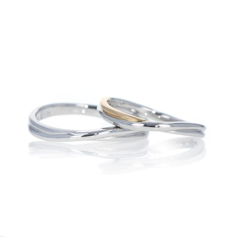 Pt900k18　指輪リング　結婚記念日の刻印　重さに誤差あり2.7g〜3.0g Pt900k18 指輪リング 結婚記念日の刻印 重さに誤差あり2.7g〜