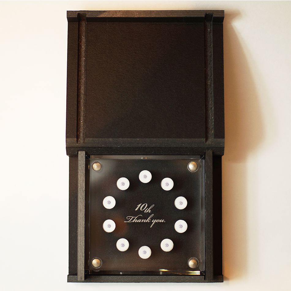 結婚10周年　約 0.22 ct / ピンク(淡色)　天然ダイヤモンド　[ D001-PNK-10 ]