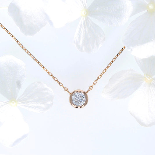 婚約ネックレス ピンクゴールド