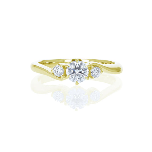 18金ダイヤモンドリング Princess