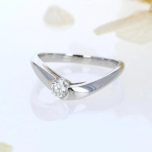 プラチナダイヤモンドリング Playful