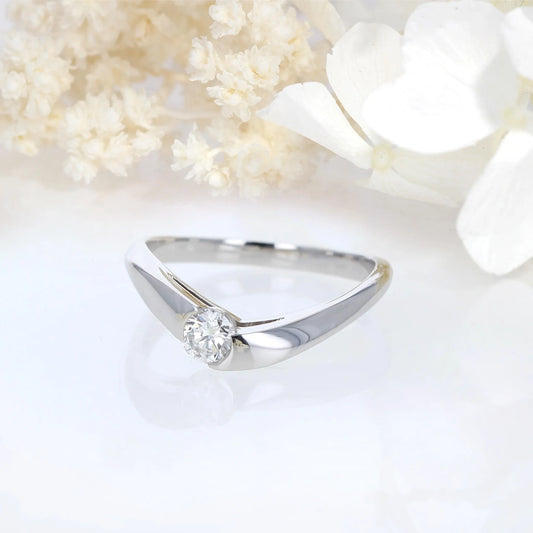 プラチナダイヤモンドリング Playful