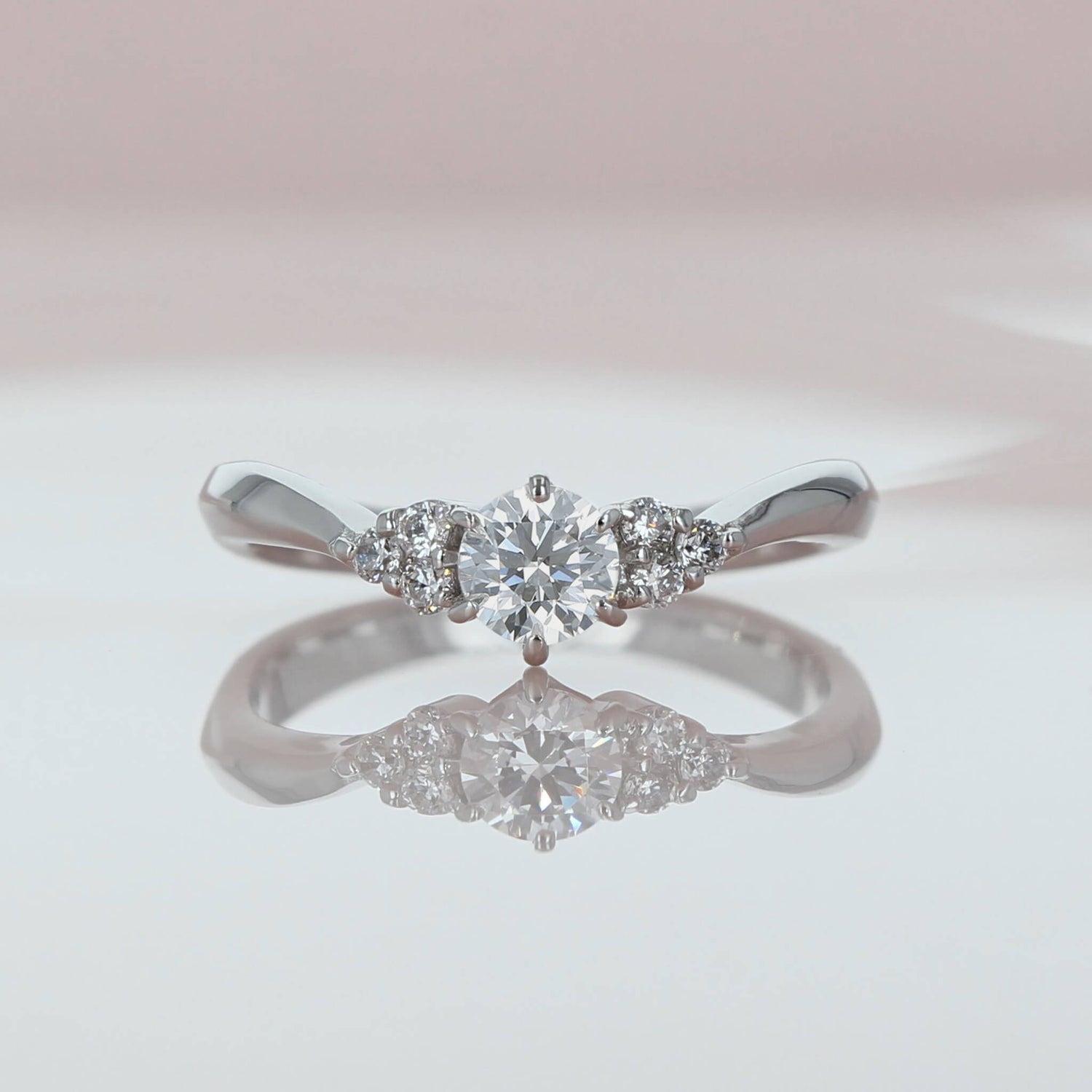 婚約指輪 持ち込みダイヤ 婚約指輪リフォーム プラチナ 18金 ピンク
