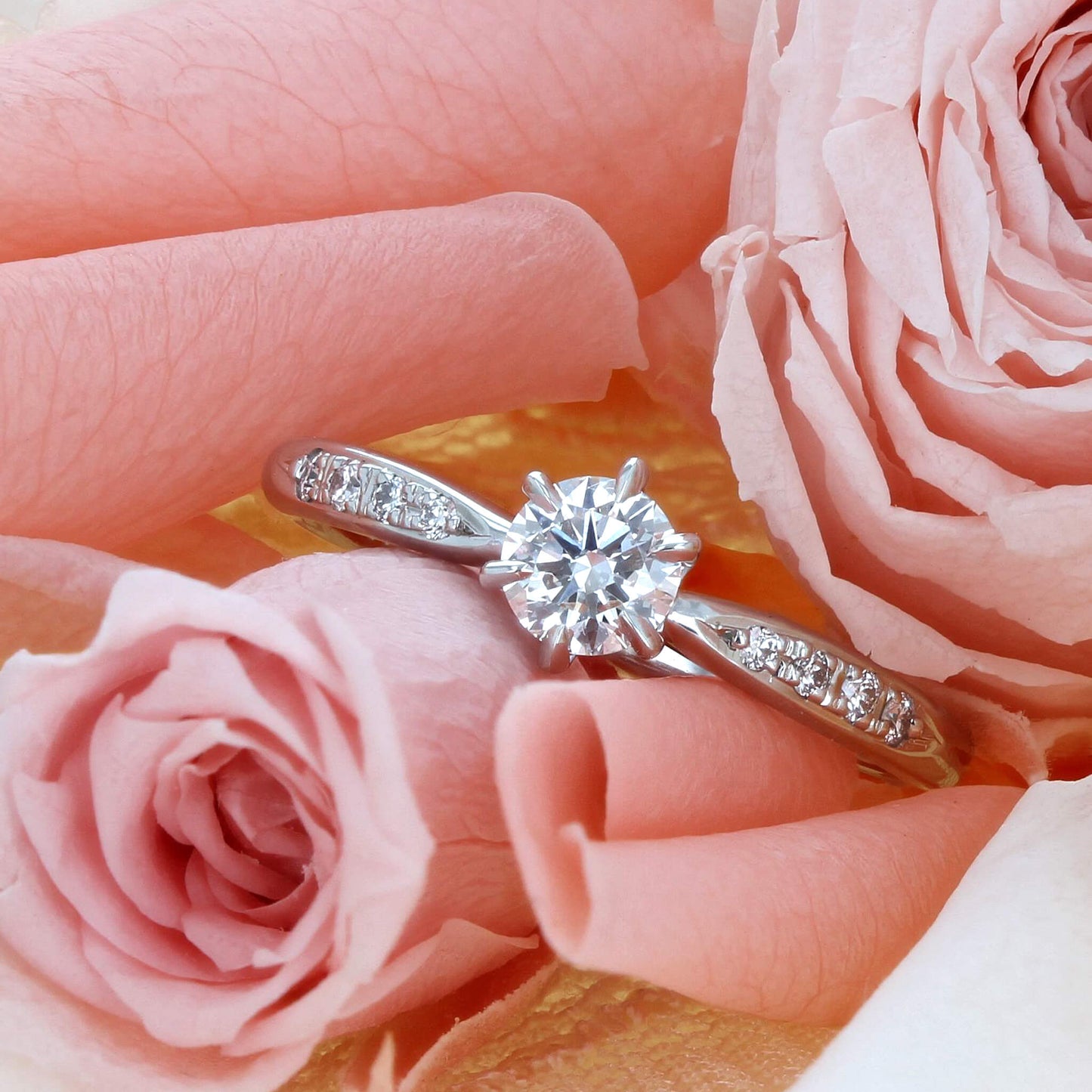 Tiffany&Co ティファニー ハーモニー 婚約指輪 エンゲージリング - リング