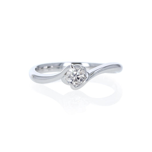 プラチナダイヤモンドリング Flower garden