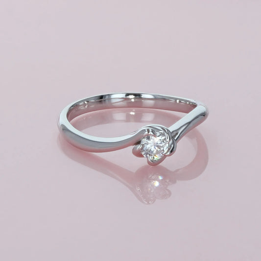 プラチナダイヤモンドリング Flower garden