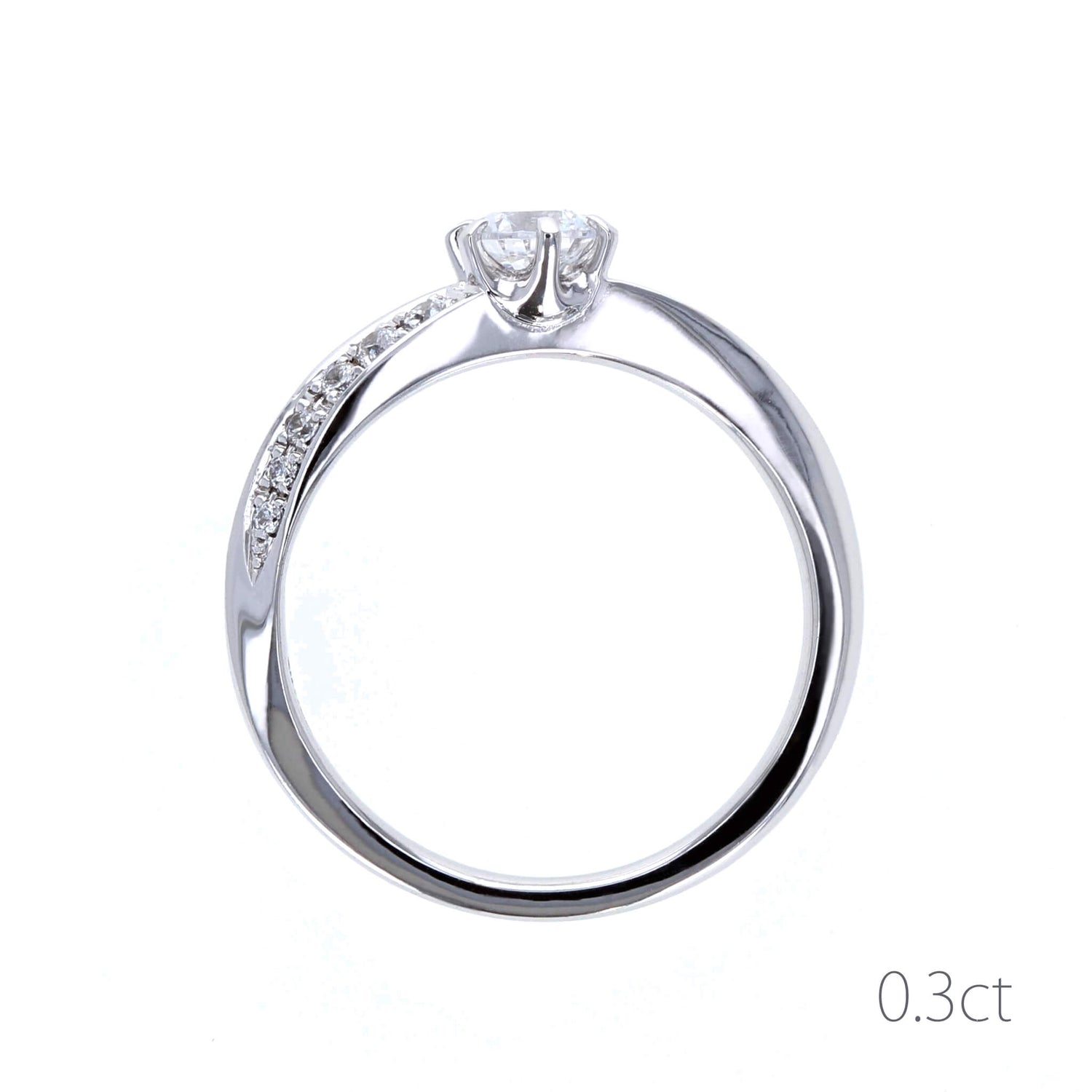 Pt900プラチナ リング・指輪 ダイヤモンド0.28ct/0.3ct 20号 13.9g MR5442 メンズ
