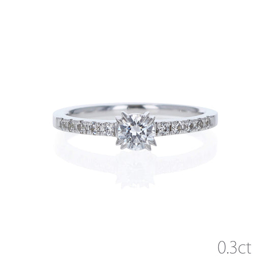 ダイヤモンド持ち込みの婚約指輪　Sophistication　[ H12 ]
