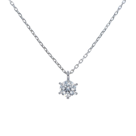 婚約ネックレス Illustrious 一粒ダイヤモンドネックレス プラチナ 正面